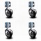Service Caster 3 Inch Bright Chrome Soft Tread Ball Caster - Corner Mount Bracket, 4PK SCC-GR01S30-DCR-BC-71678-4-CB90-4 - alternate 1